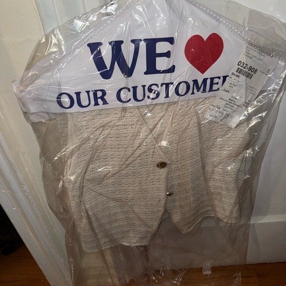 Zara Cream Skirt set + FREE shoes to match - Picture 5 of 8